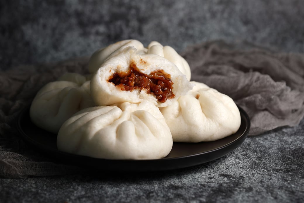 Steamed Pork Bunny Buns