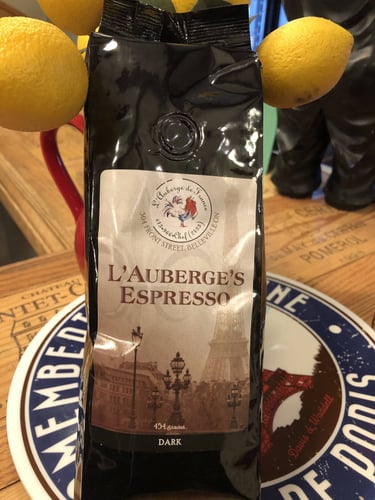 L'auberge de France Coffee Beans ( if you need ground please contact us) , shop product