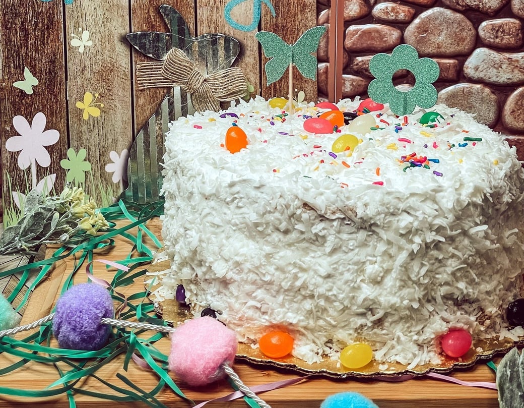 Coconut Cake Whole Serves 8-12