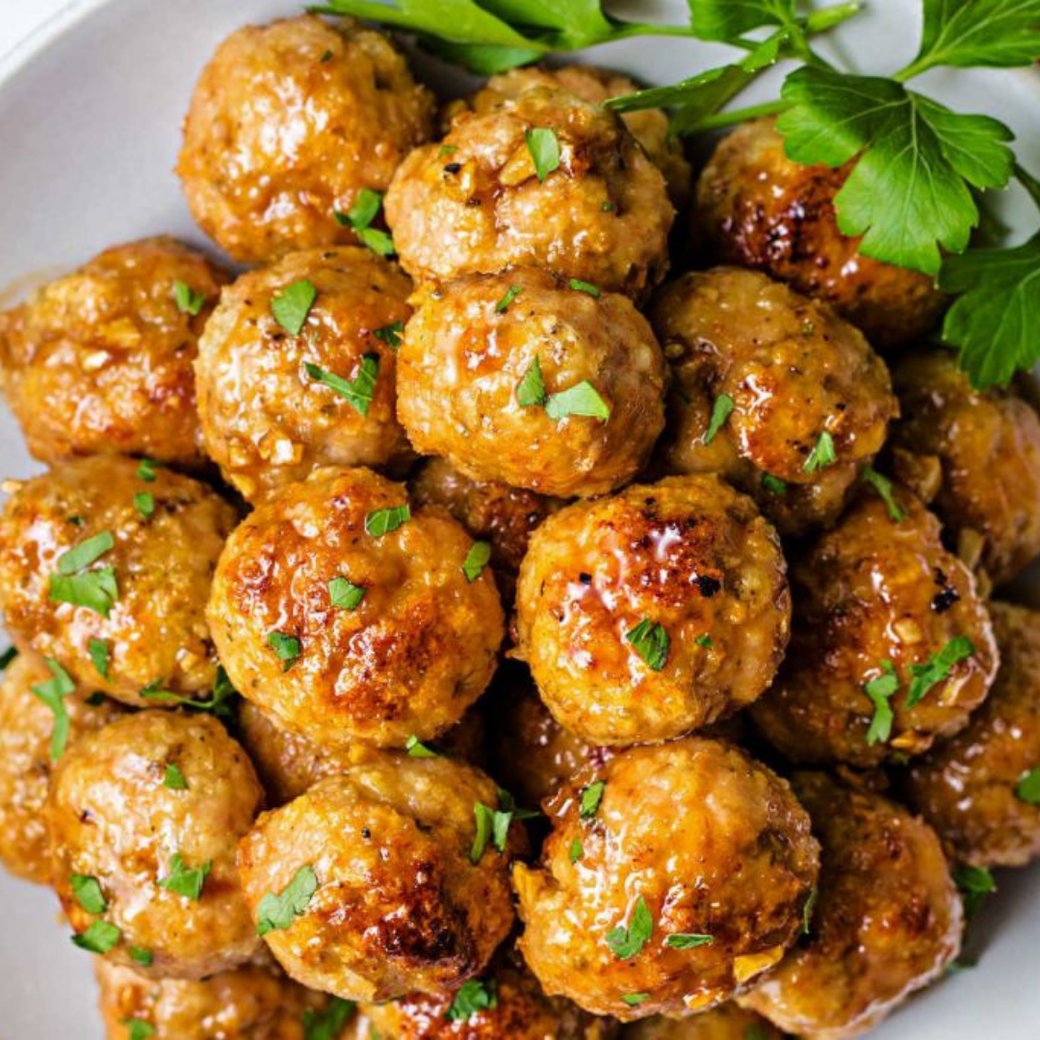 Chicken Meatballs (Pan-fried)