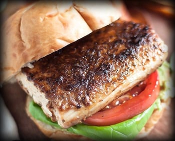 Grilled Mahi Sandwich.