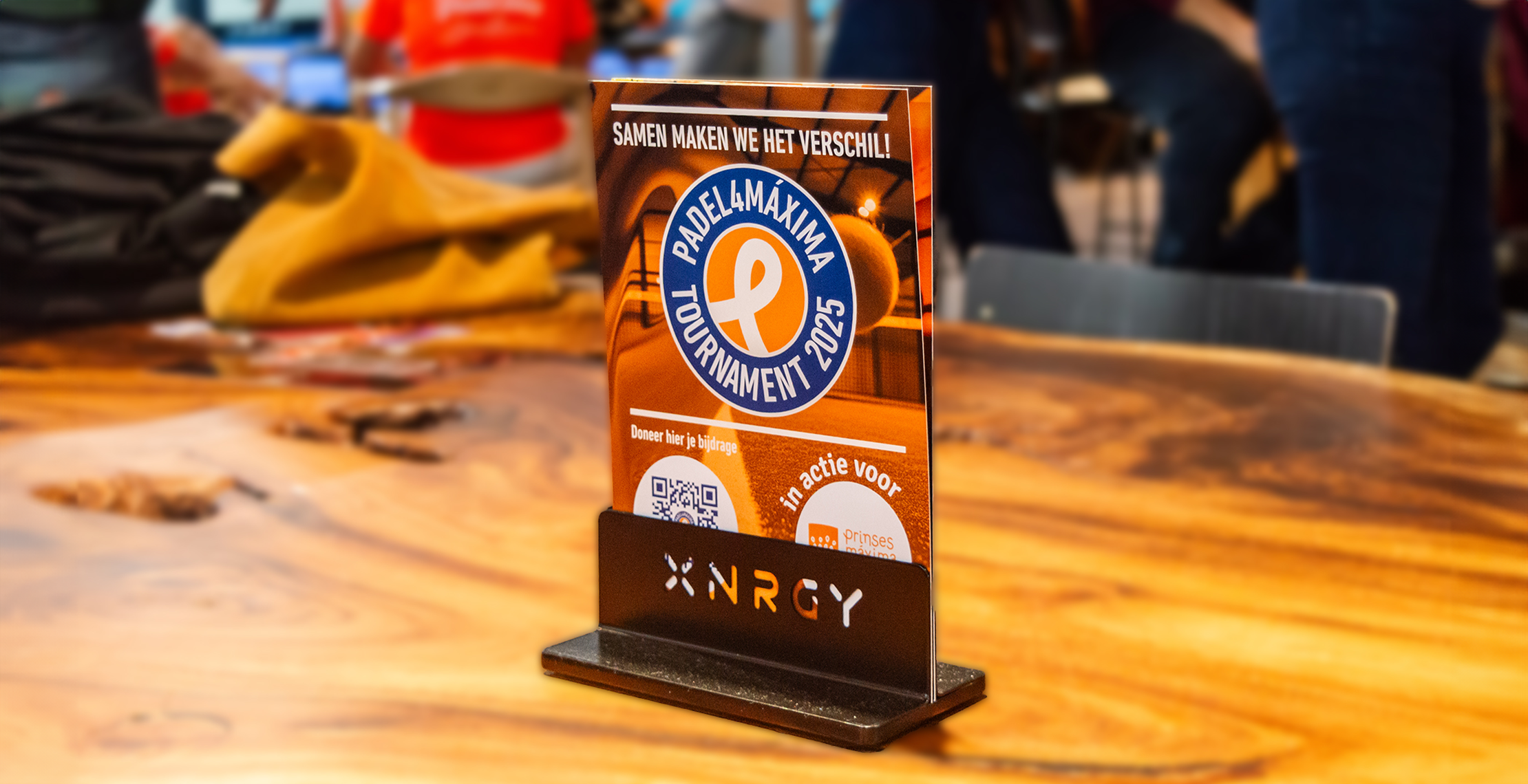 Flyers sponsoring scannen liedjes maxima fonds