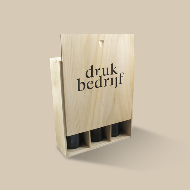 Wijnkist met eigen logo