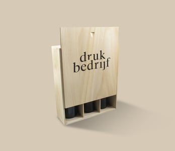Wijnkist met eigen logo