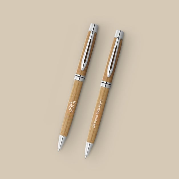 Houten pen bedrukken