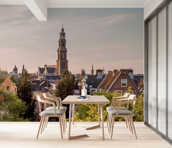 Full color fotobehang bedrukken voor interieur