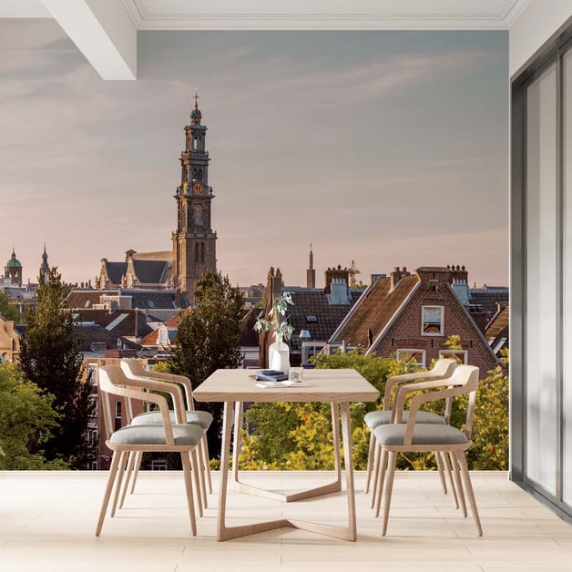 Full color fotobehang bedrukken voor interieur