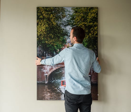 Schilderij op textieldoek