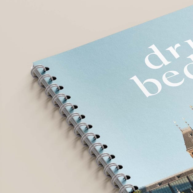 Professionele brochure met wire-o binding