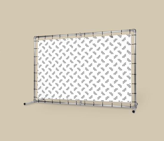 Zelfstaandframe met spandoek