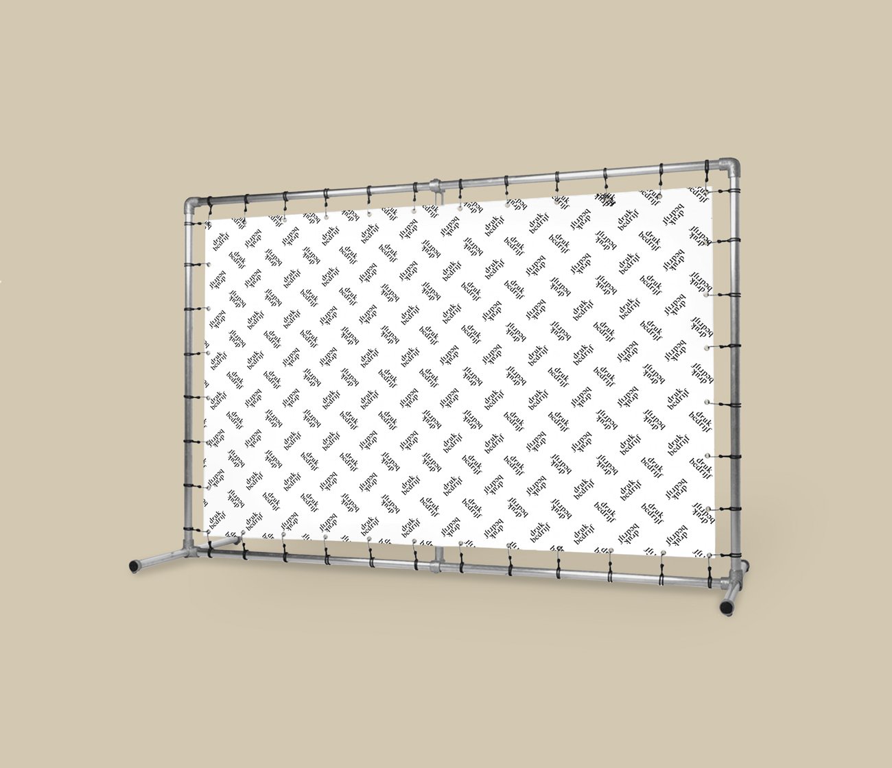 Zelfstaandframe met spandoek