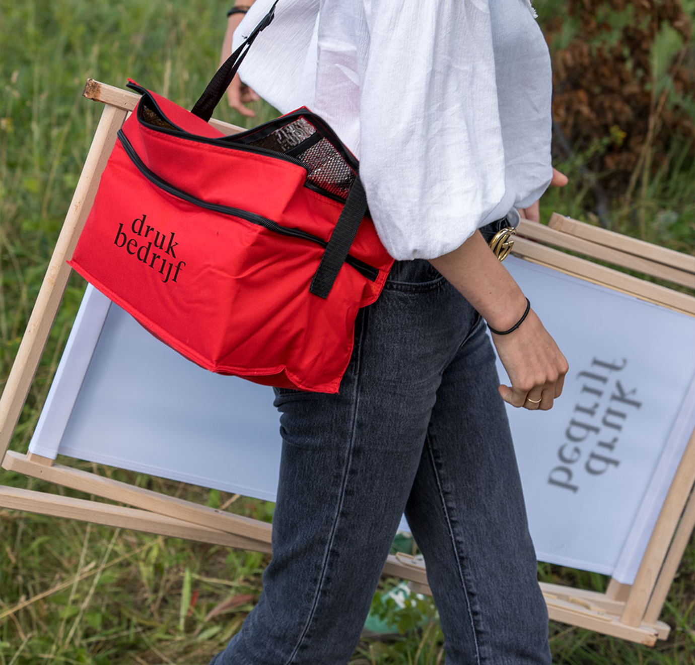 Koeltas bedrukt zomerse musthave strandstoel bedrukt