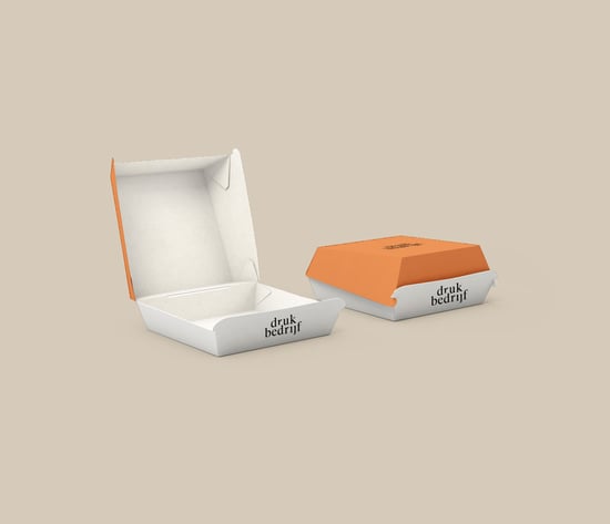 Full color hamburgerbakjes voor horeca en events