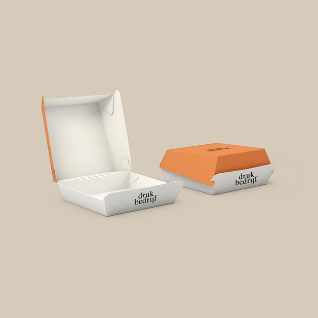 Full color hamburgerbakjes voor horeca en events