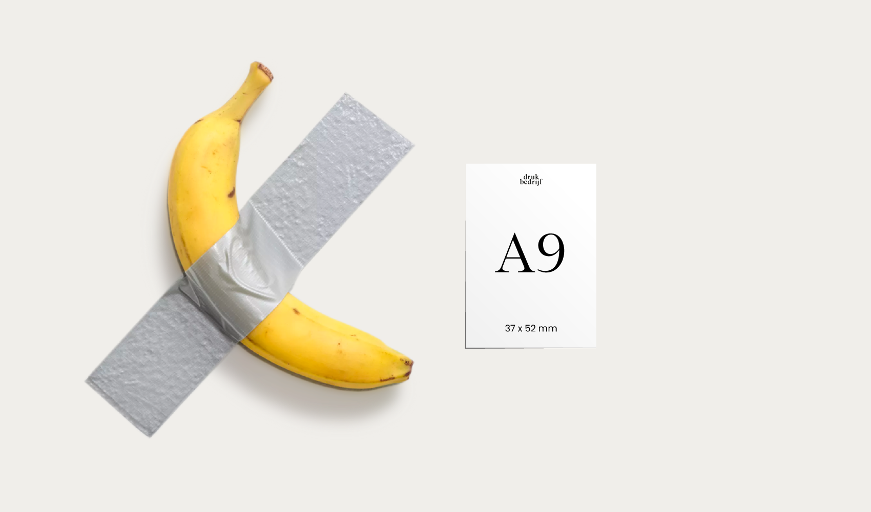 A9 formaat 37 x 52 mm