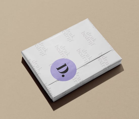 Ronde stickers met logo