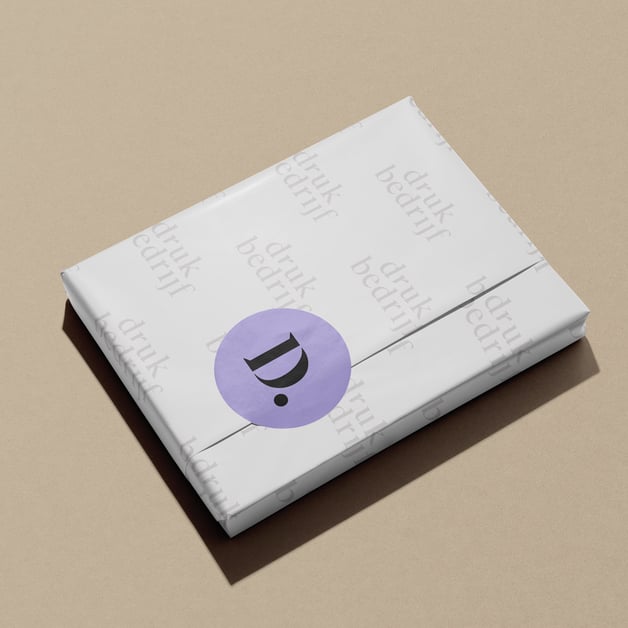 Ronde stickers met logo