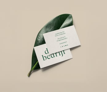 Milieuvriendelijke visitekaartjes