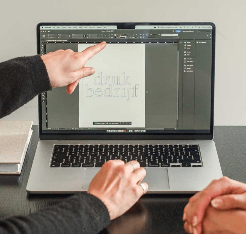 Design hulp aanvragen bij Drukbedrijf