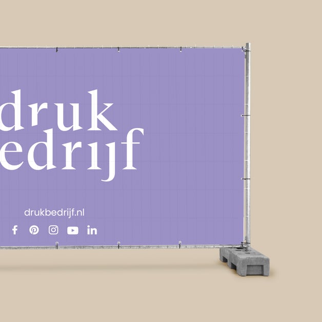 Gepersonaliseerd doek voor promotie en branding