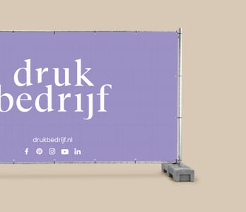 Gepersonaliseerd doek voor promotie en branding