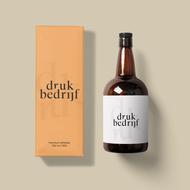 Cadeauverpakking fles wijn