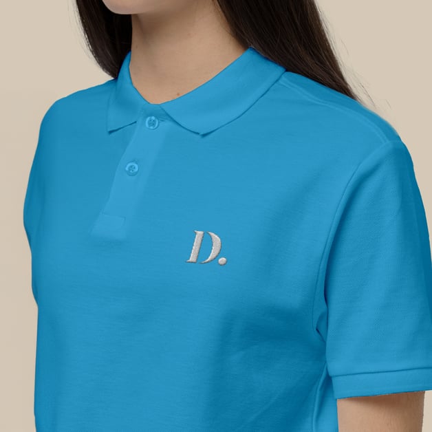 Opvallende polo met logo voor personeel