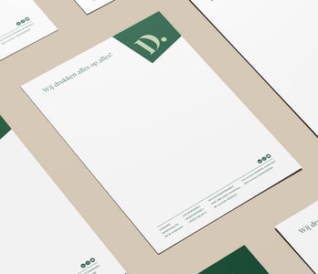 Duurzaam briefpapier voor professioneel gebruik