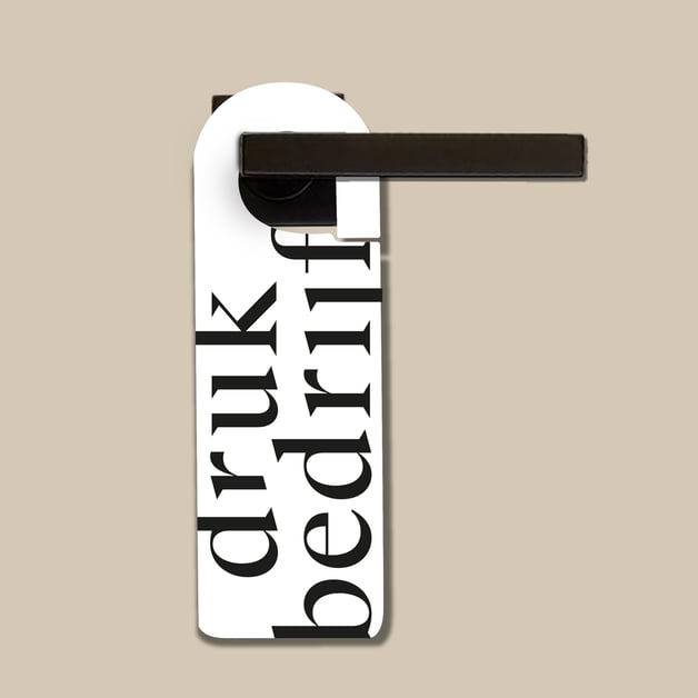 Deurhangers bedrukken