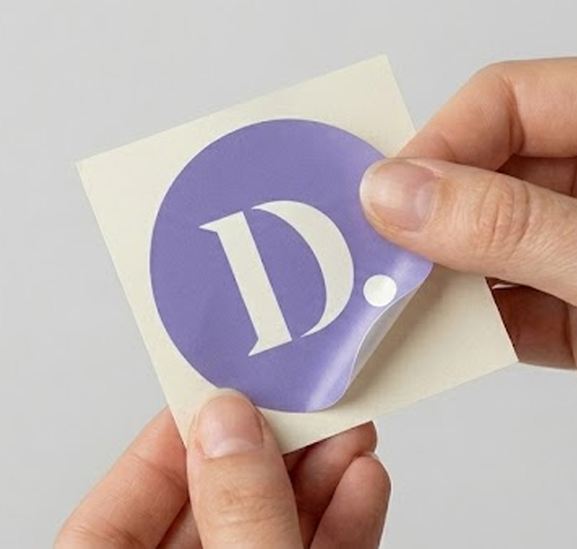 kisscut sticker bedrukt