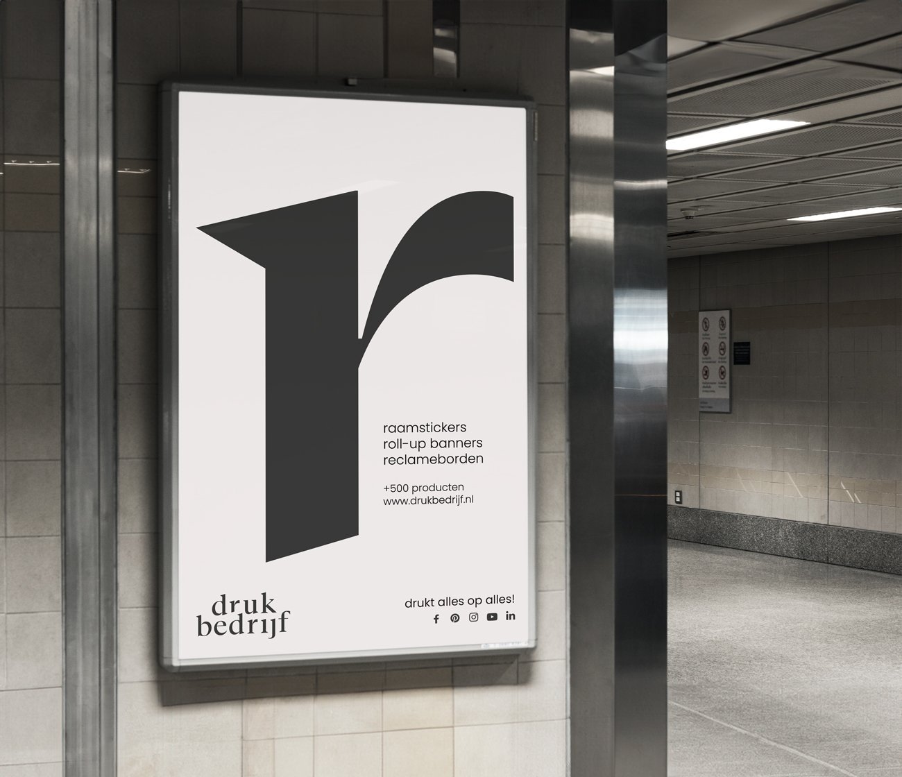 Abri affiche voor evenementen en promotiecampagnes