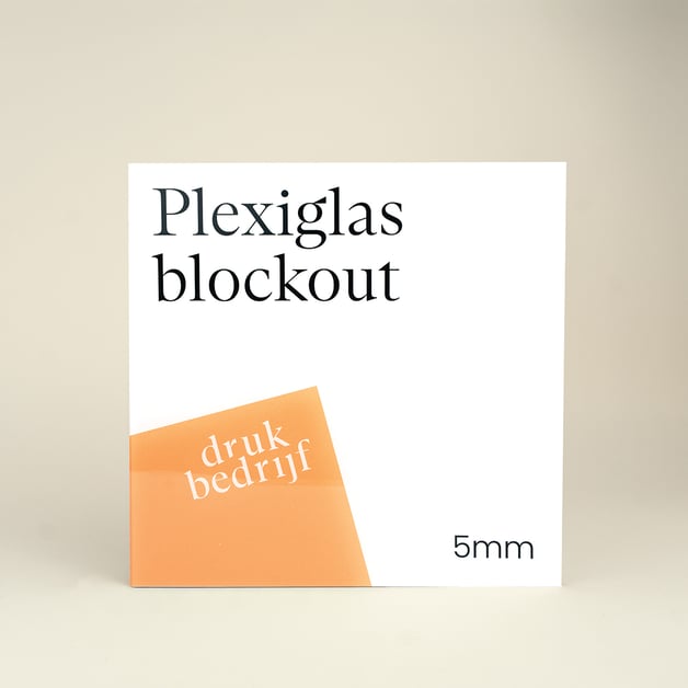 Plexiglas blockout