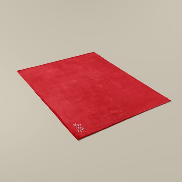 Fleecedeken 240 gram bedrukken met logo