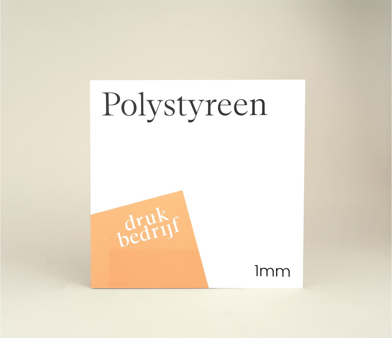 Polystyreen platen voor bedrukking en signage