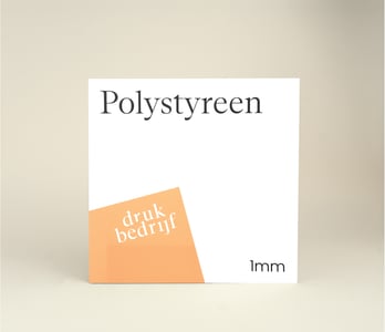 Polystyreen platen voor bedrukking en signage