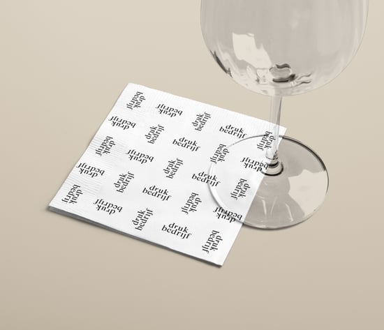 Bedrukte servetten Drukbedrijf