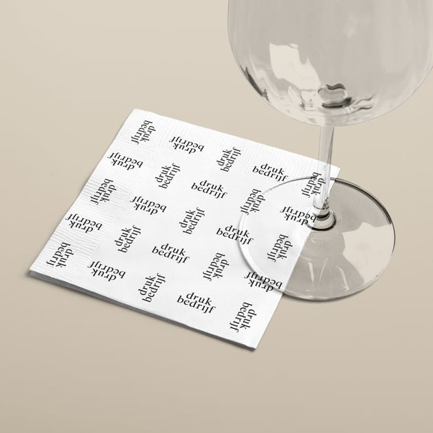 Bedrukte servetten Drukbedrijf