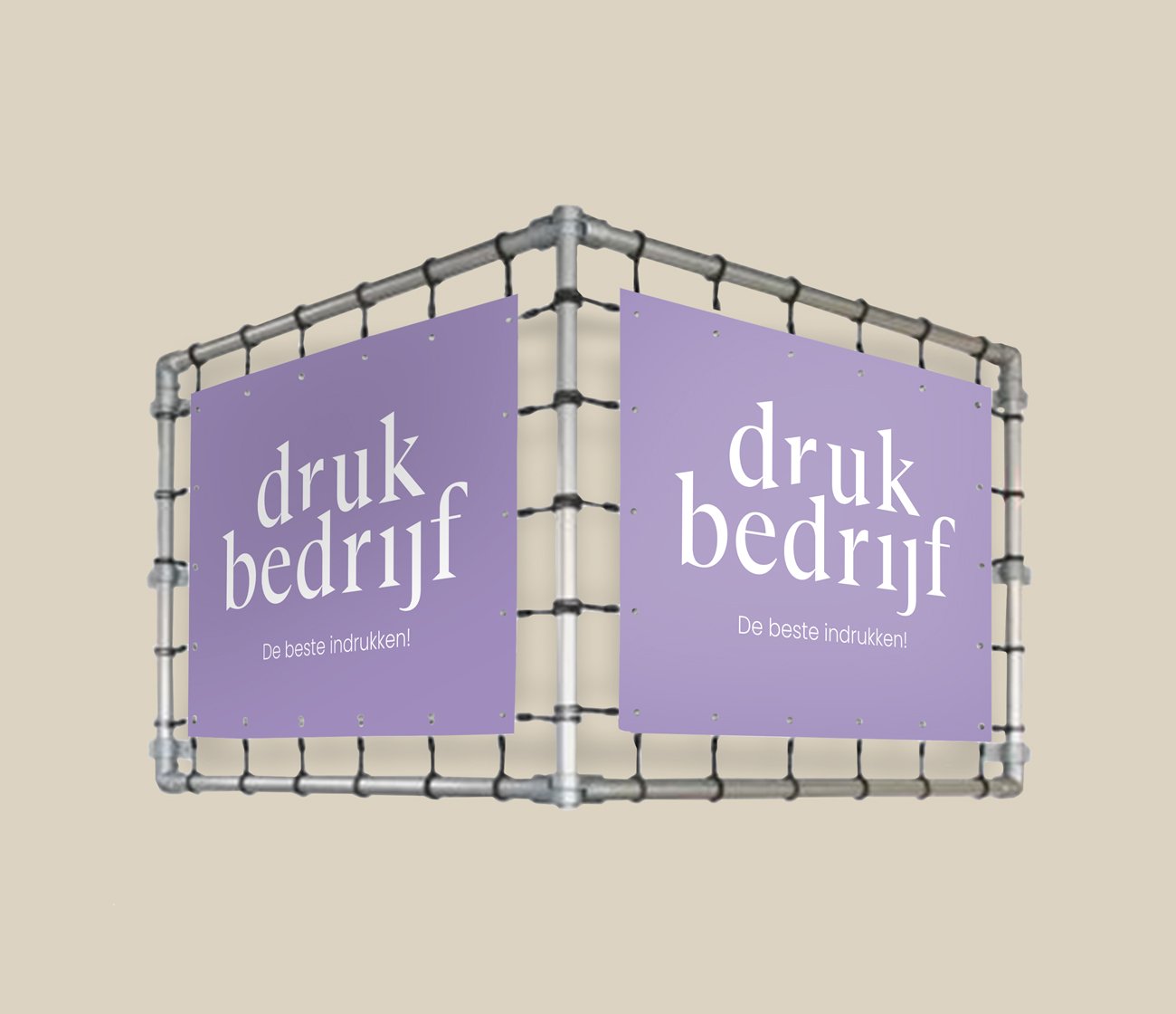 V-frame bedrukken met eigen logo