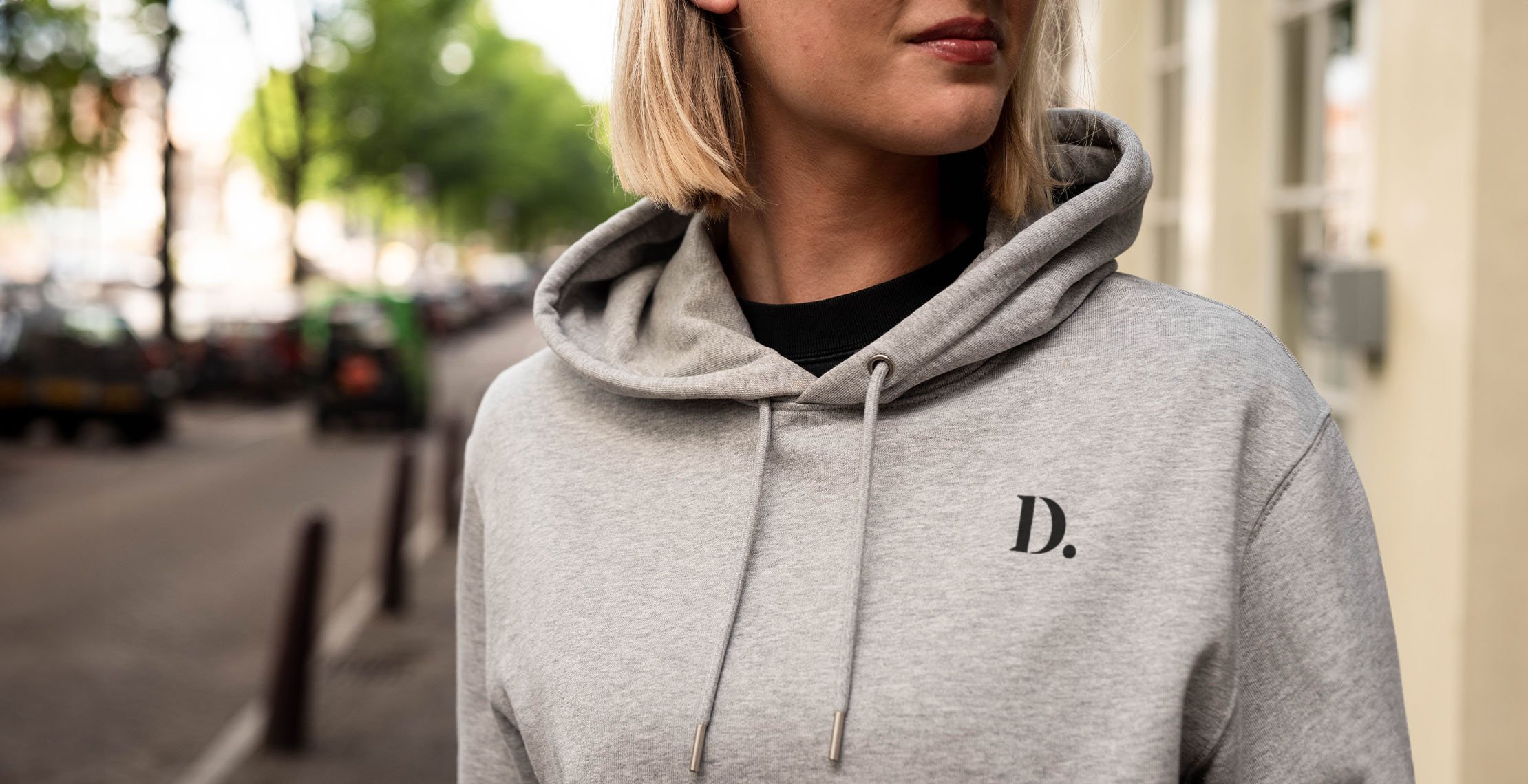 Hoodie bedrukt met capuchon