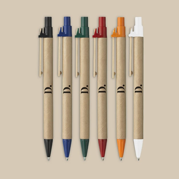 Opvallende pen met logo voor klantenbinding