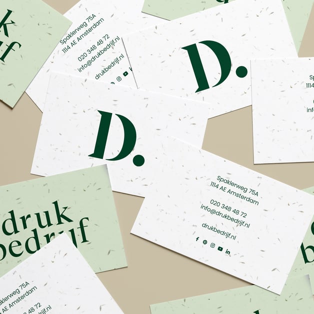 visitekaartjes groeipapier