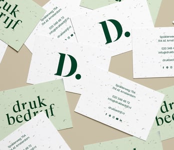 visitekaartjes groeipapier