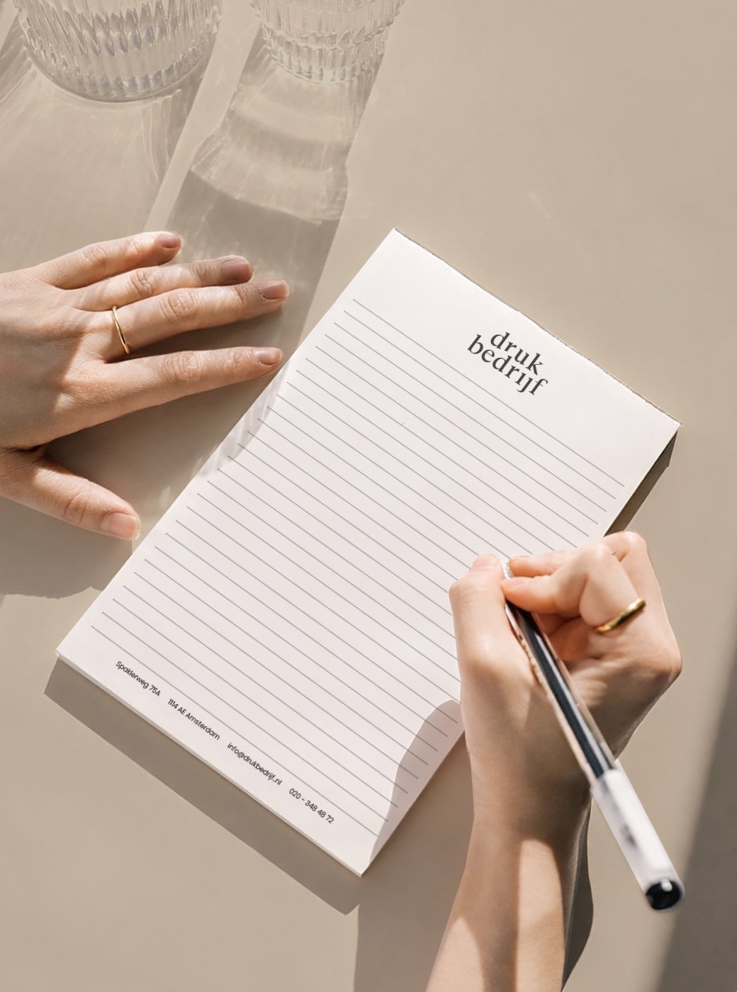 Notitieblokken bedrukken bij Drukbedrijf