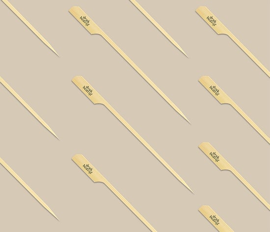 Gunshape Bamboo prikkers