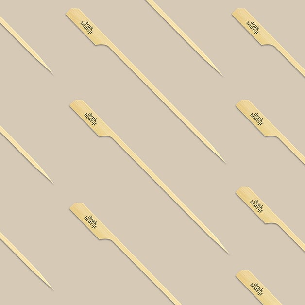 Gunshape Bamboo prikkers