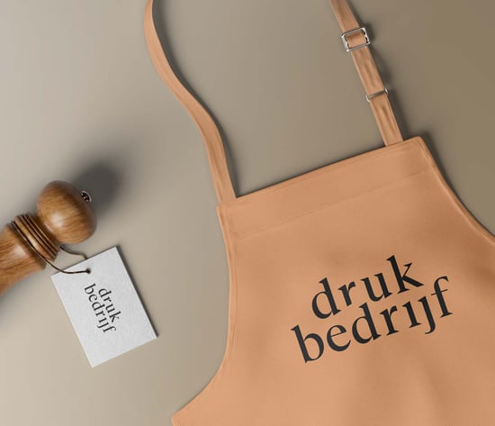 schort bedrukken met logo