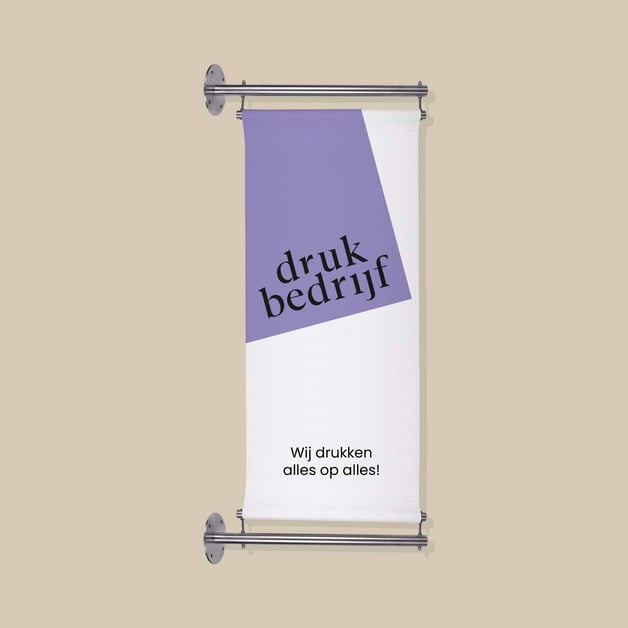 Gevelbanier voor promotie en evenementen