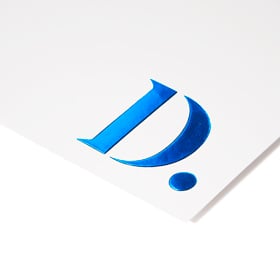 Illustratie Blauwe folie