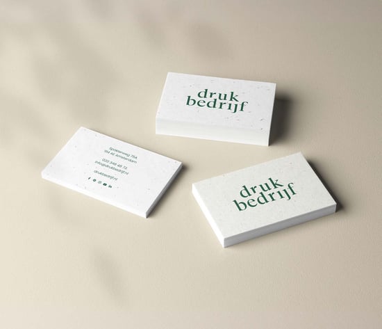 Groeipapier visitekaartjes