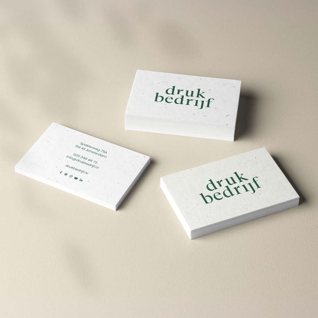 Groeipapier visitekaartjes